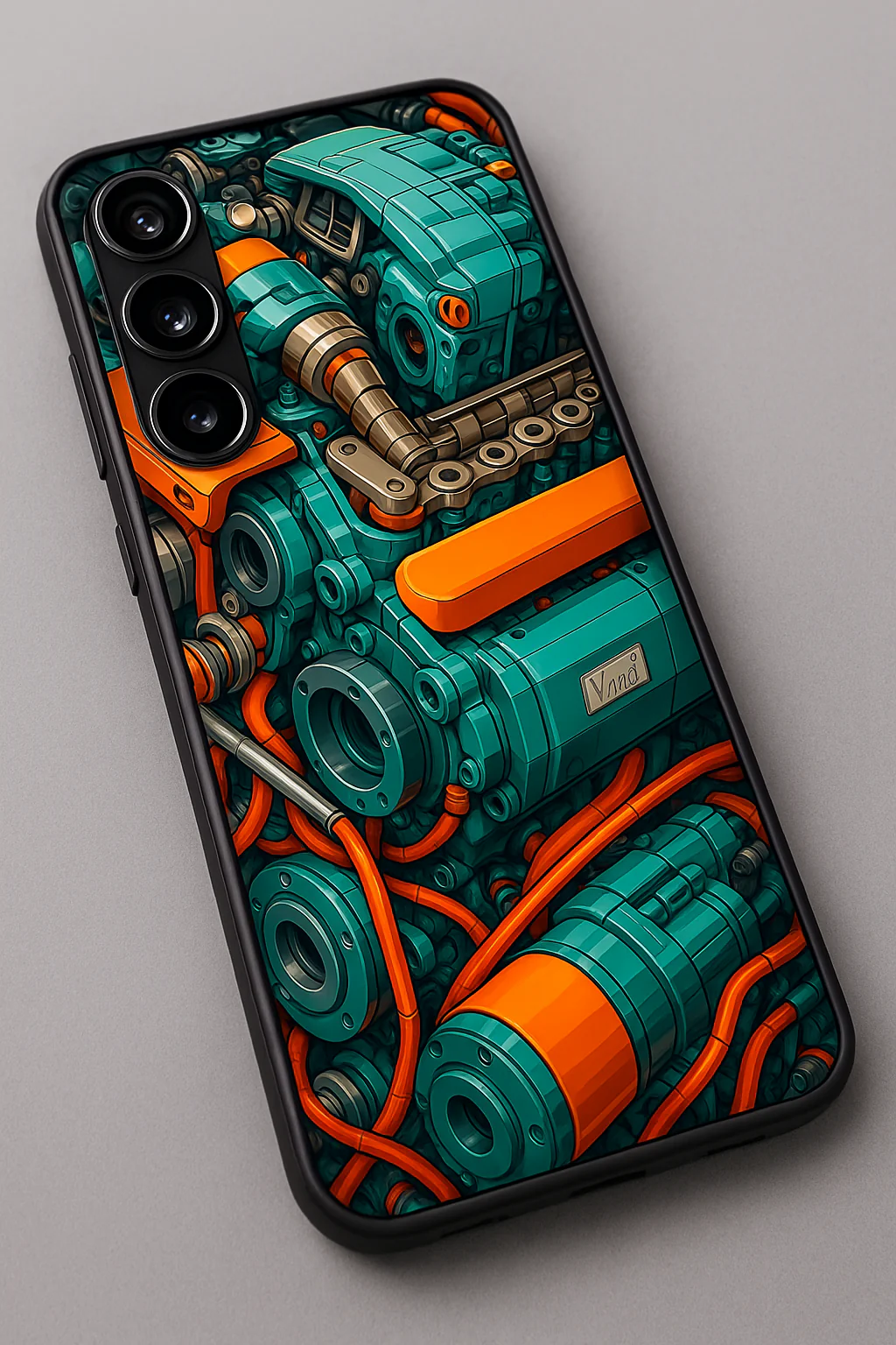 Aesthetic Engine Premium Glass Back Cover For Galaxy S, A, M & F Series - Image 2