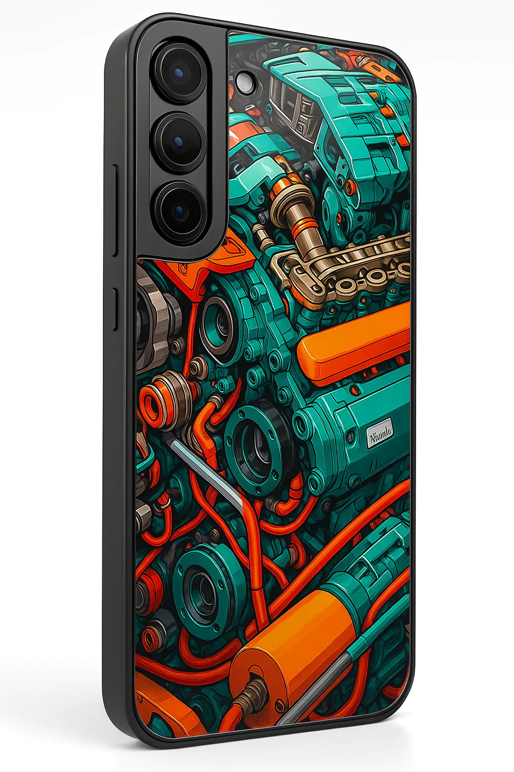 Aesthetic Engine Premium Glass Back Cover For Galaxy S, A, M & F Series - Image 3
