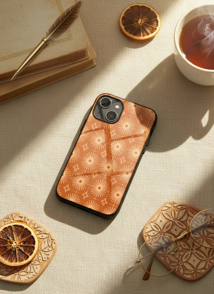 Aesthetic Sparkles Premium Glass Back Cover For iPhone 11-17 Models - Image 11
