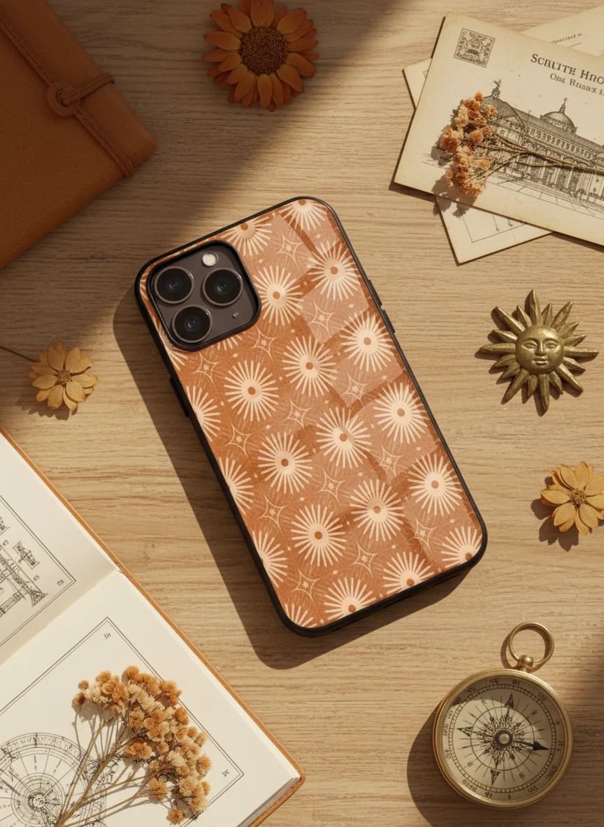 Aesthetic Sparkles Premium Glass Back Cover For iPhone 11-17 Models - Image 2