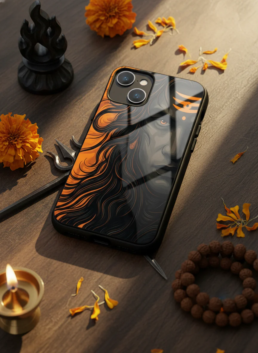 Aghora Premium Glass Back Cover For iPhone 11-17 Models - Image 2