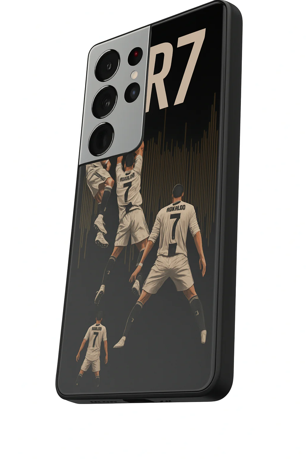 AIR CR7 Premium Glass Back Cover For Galaxy S, A, M & F Series - Image 3