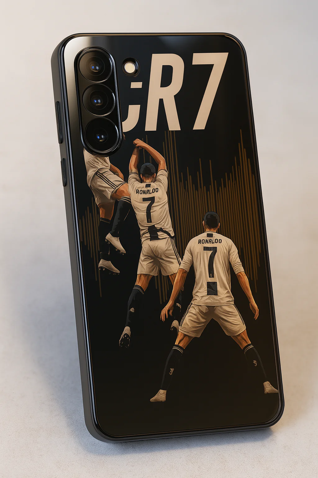 AIR CR7 Premium Glass Back Cover For Galaxy S, A, M & F Series - Image 6