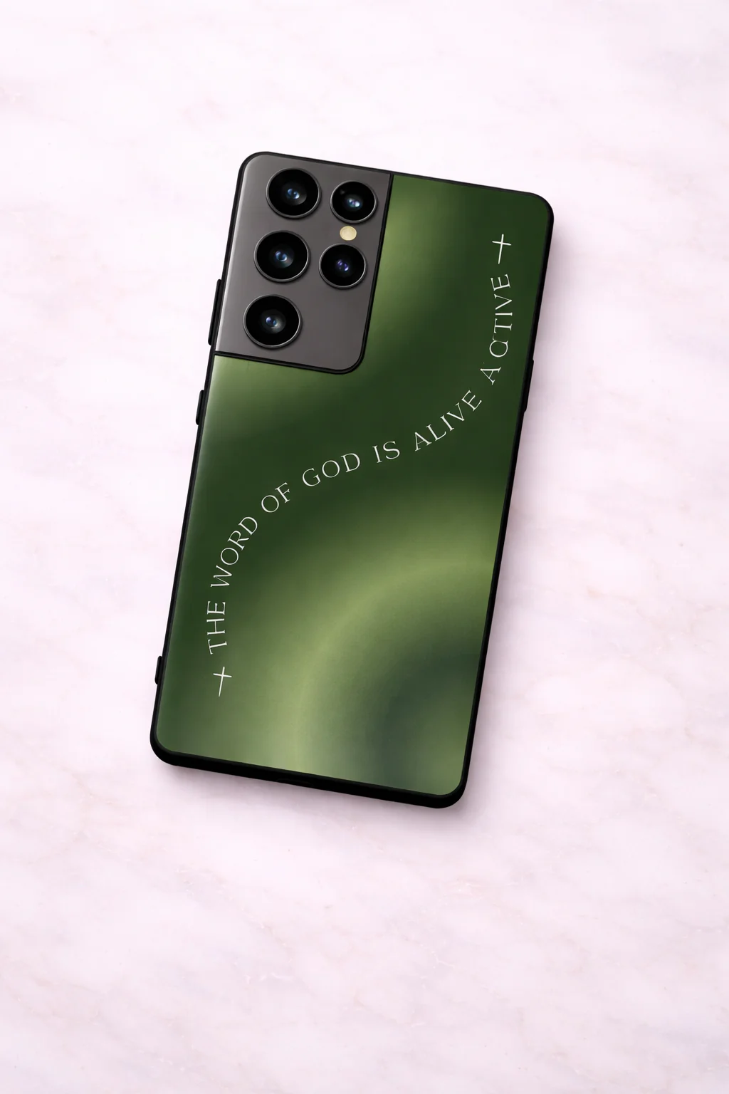 Alive & Active Premium Glass Back Cover For Galaxy S, A, M & F Series - Image 2