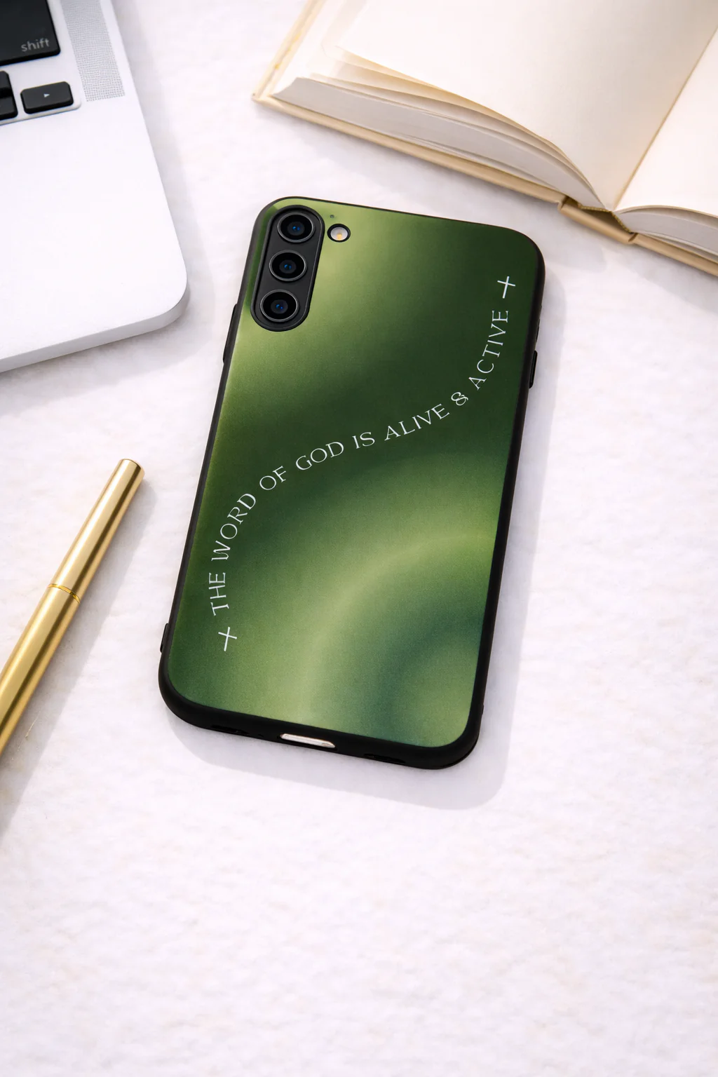 Alive & Active Premium Glass Back Cover For Galaxy S, A, M & F Series - Image 4