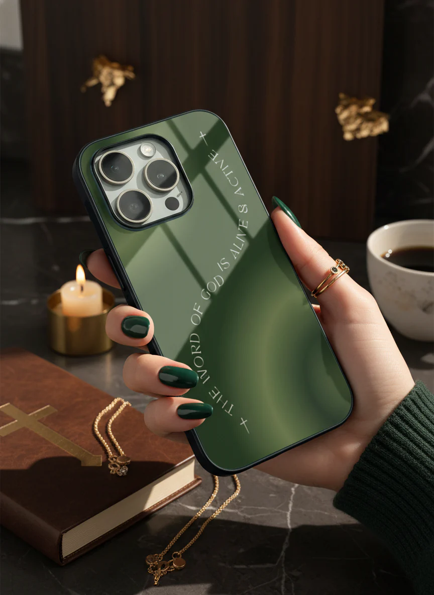 Alive & Active Premium Glass Back Cover For iPhone 11-17 Models