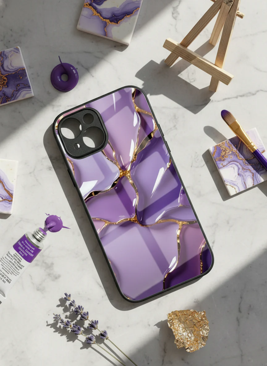 Amethyst Glaze Premium Glass Back Cover For iPhone 11-17 Models - Image 6
