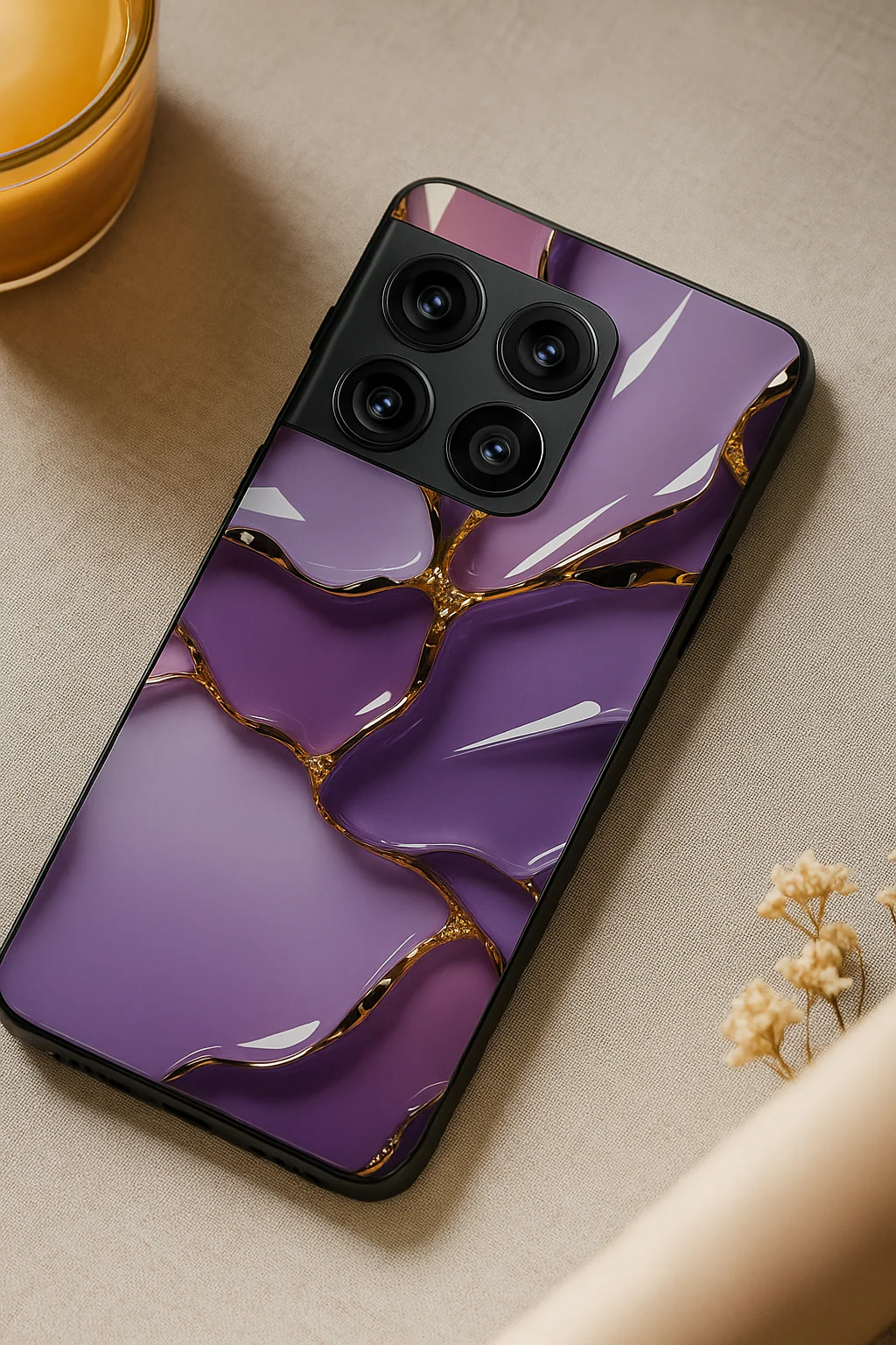 Amethyst Premium Glass Back Cover For One Plus 13, 12, 11, 10, Nord Series - Image 4