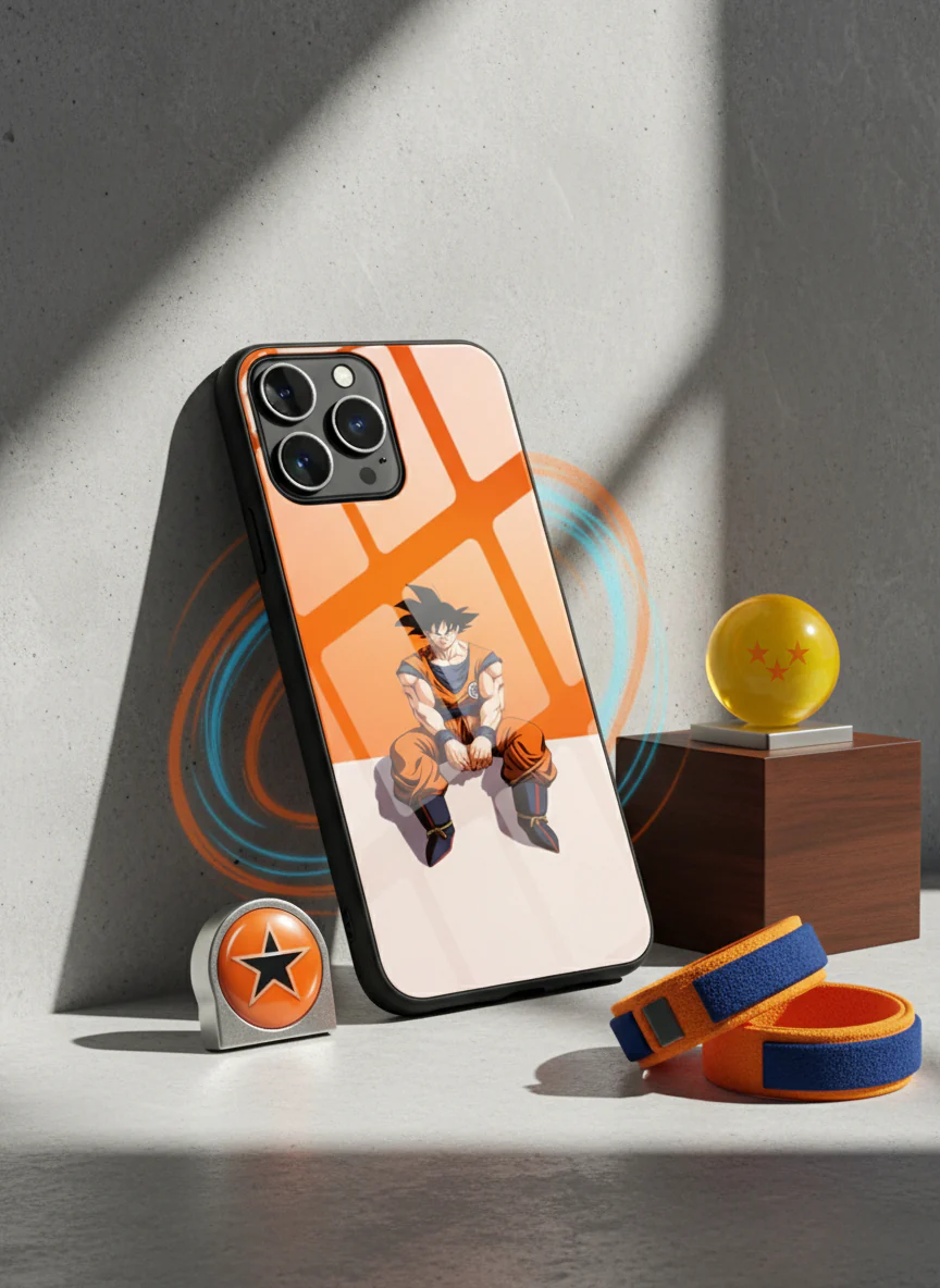 Anime Core Premium Glass Back Cover For iPhone 11-17 Models