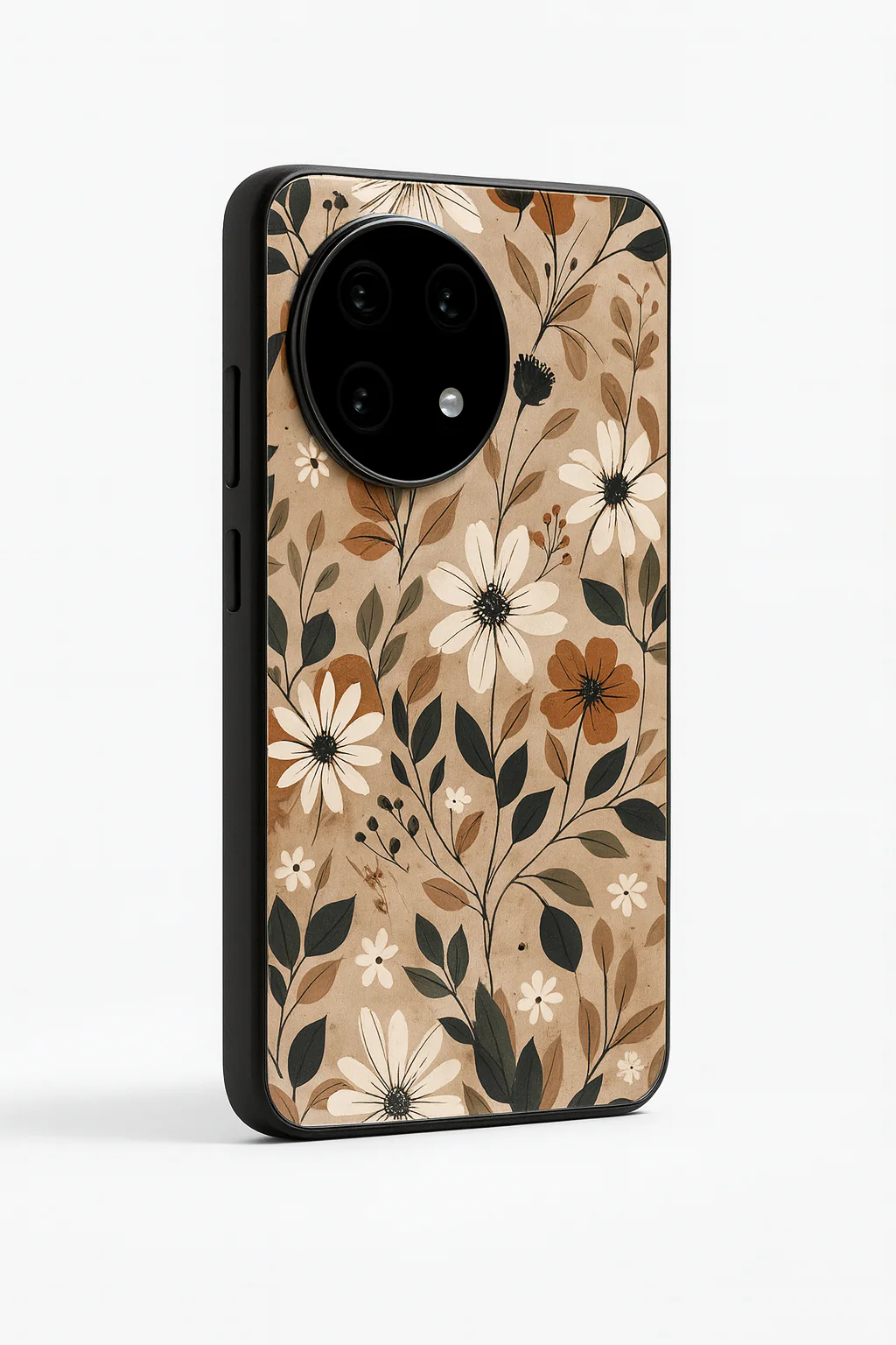 Autumn Bloom Premium Glass Back Cover For One Plus 13, 12, 11, 10, Nord Series - Image 2