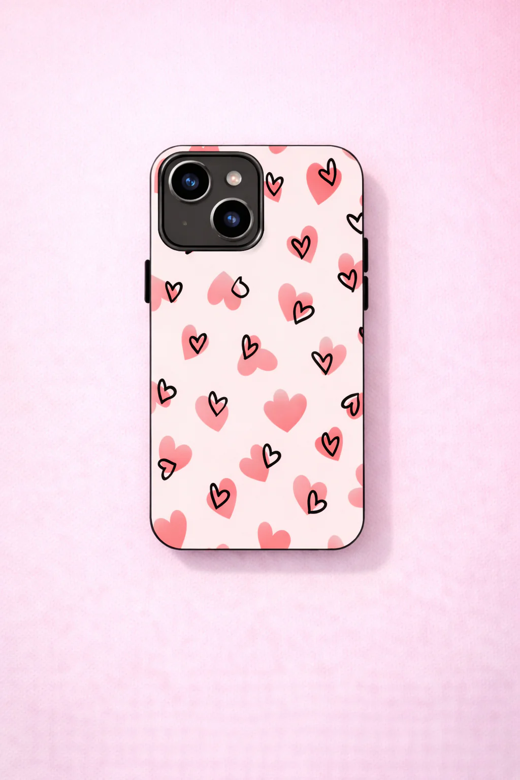 Benji Hearts Premium Glass Back Cover For iPhone 11-17 Models - Image 5
