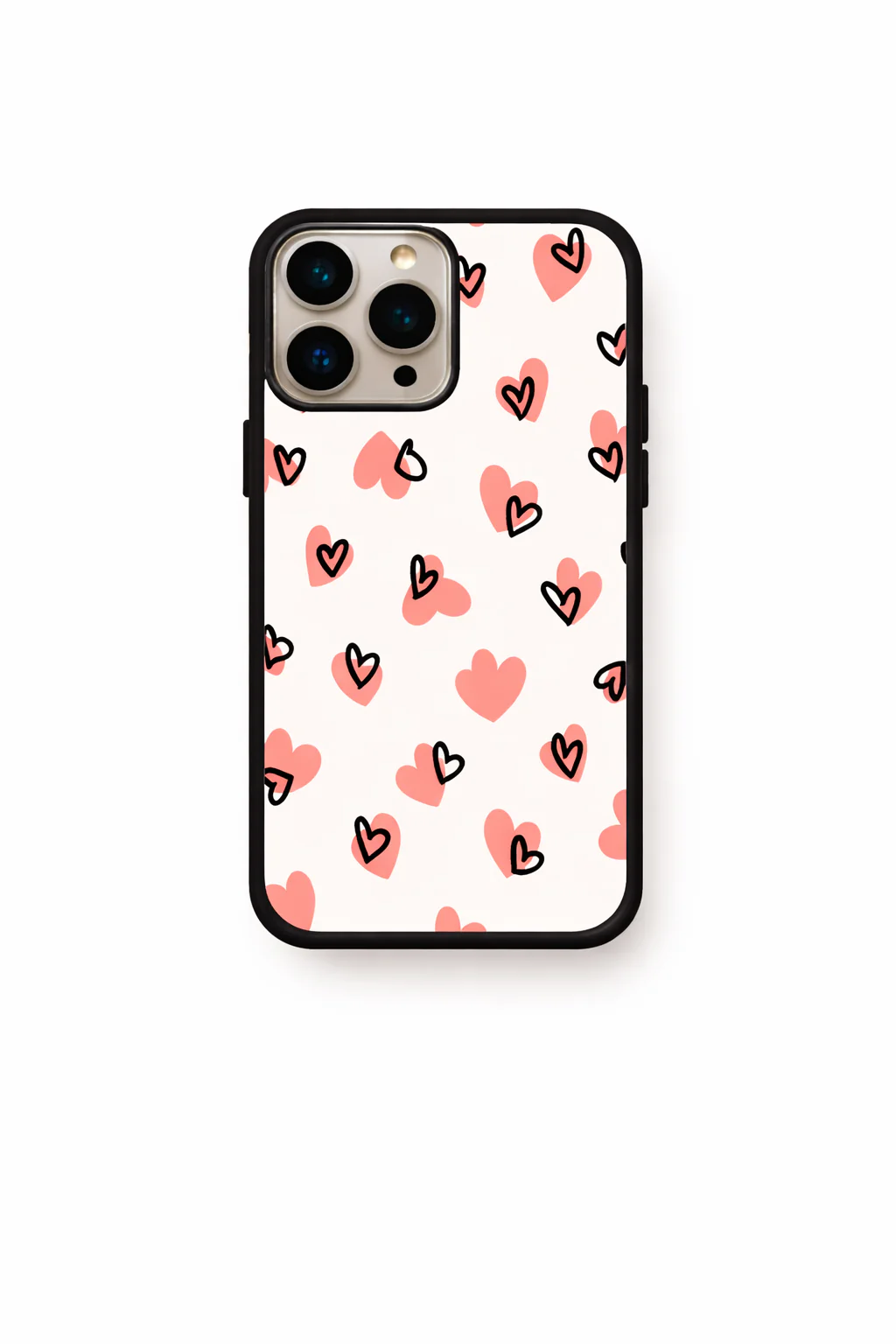 Benji Hearts Premium Glass Back Cover For iPhone 11-17 Models - Image 6