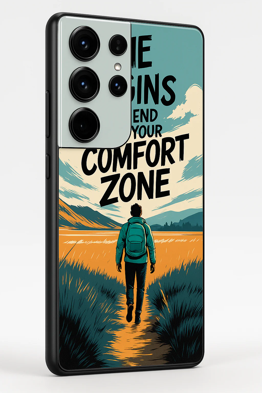 Beyond Limits Premium Glass Back Cover For Galaxy S, A, M & F Series - Image 3