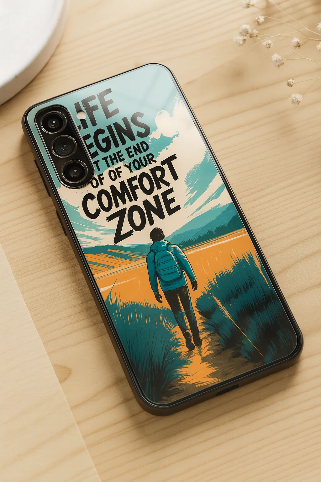 Beyond Limits Premium Glass Back Cover For Galaxy S, A, M & F Series - Image 4
