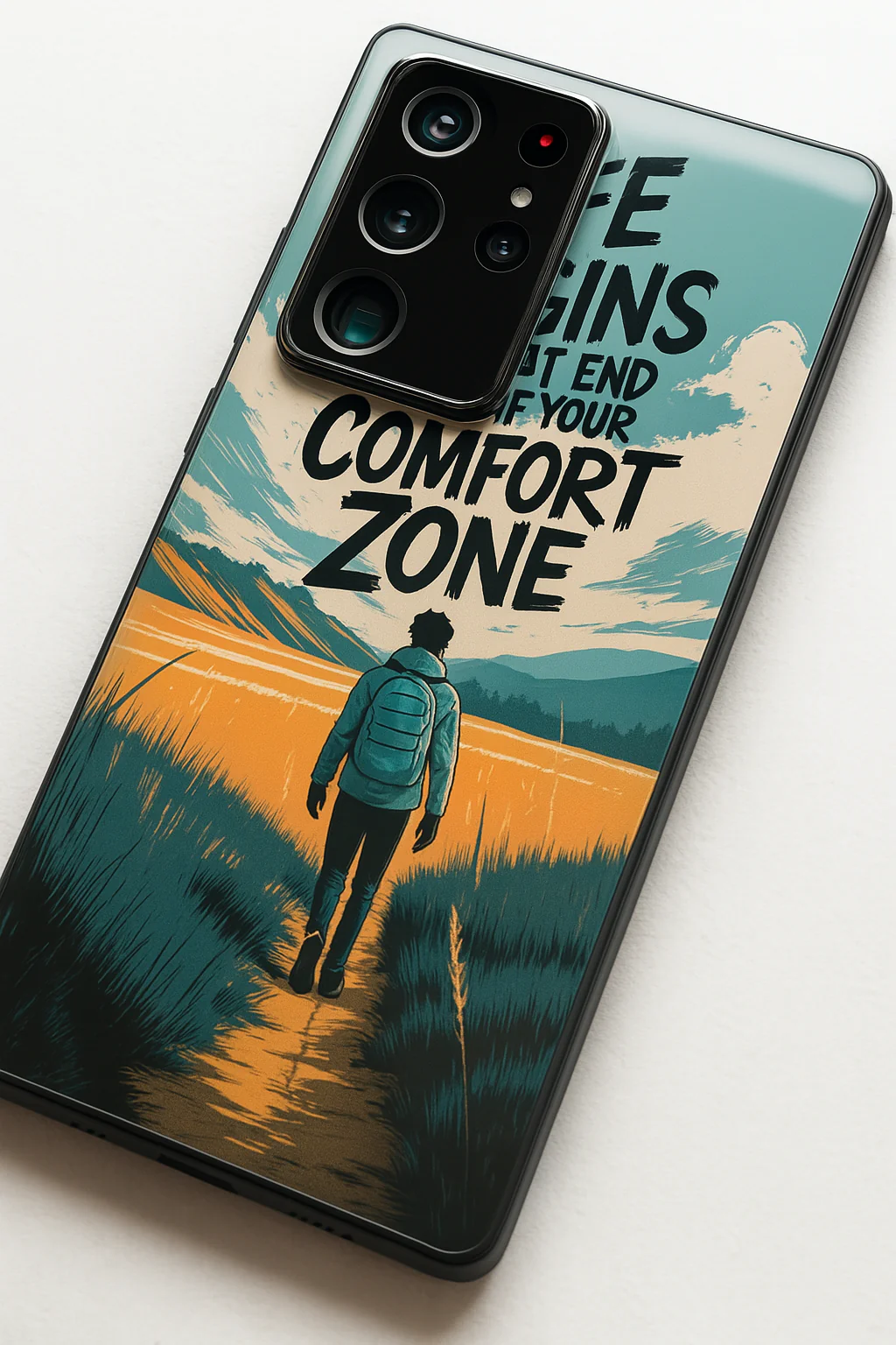 Beyond Limits Premium Glass Back Cover For Galaxy S, A, M & F Series - Image 8