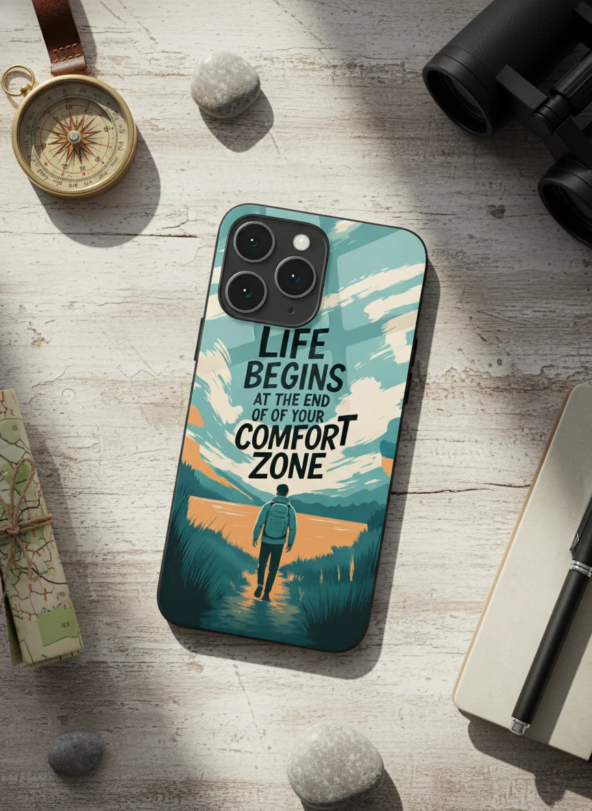 Beyond Limits Premium Glass Back Cover For iPhone 11-17 Models