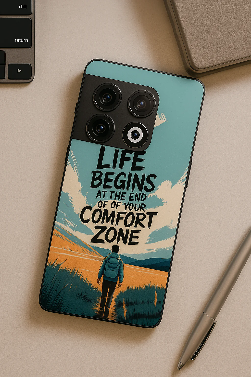 Beyond Limits Premium Glass Back Cover For One Plus 13, 12, 11, 10, Nord Series - Image 2