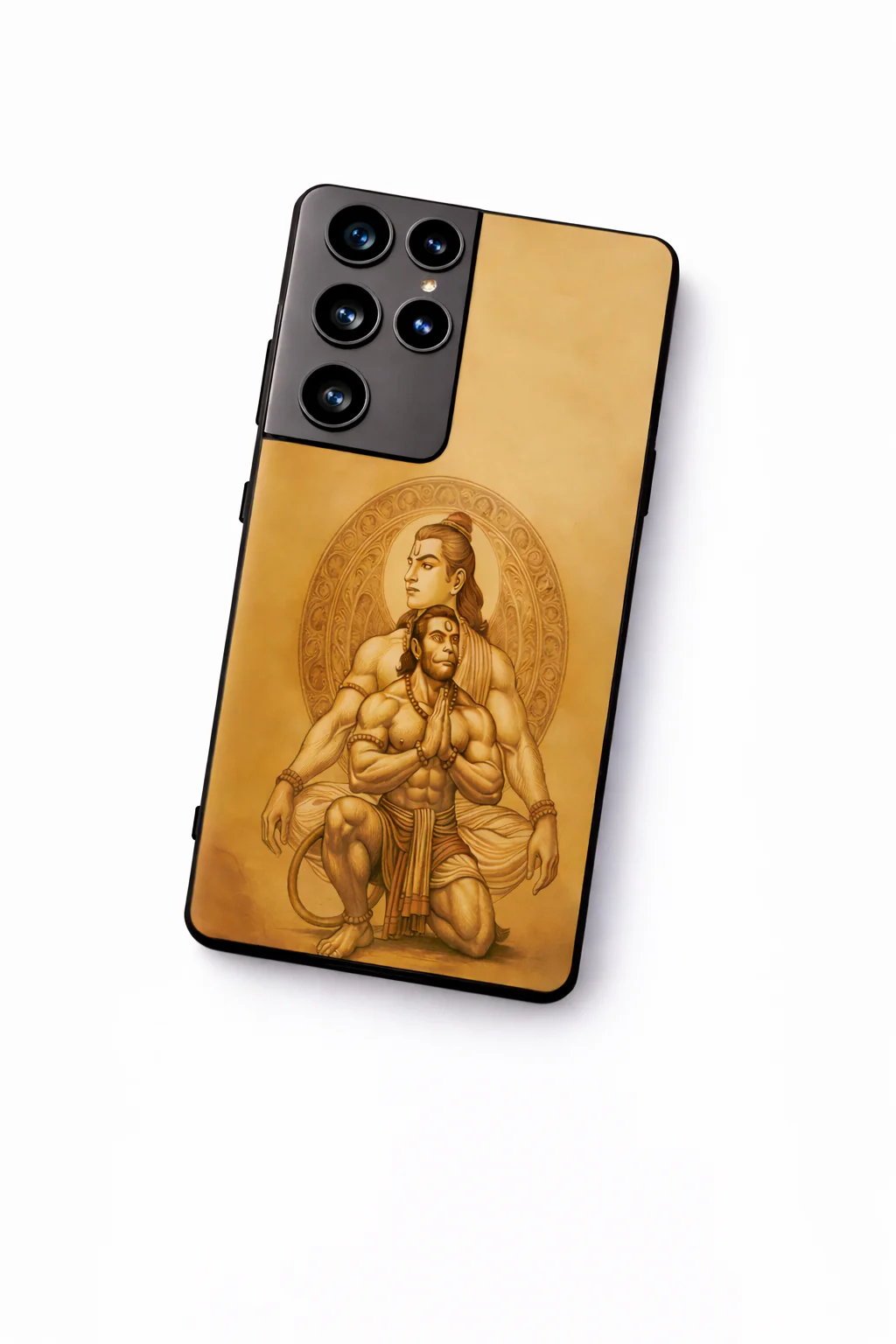 Bhakti Eternal Premium Glass Back Cover For Galaxy S, A, M & F Series - Image 3
