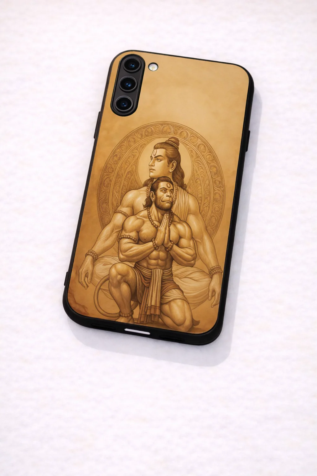 Bhakti Eternal Premium Glass Back Cover For Galaxy S, A, M & F Series - Image 5