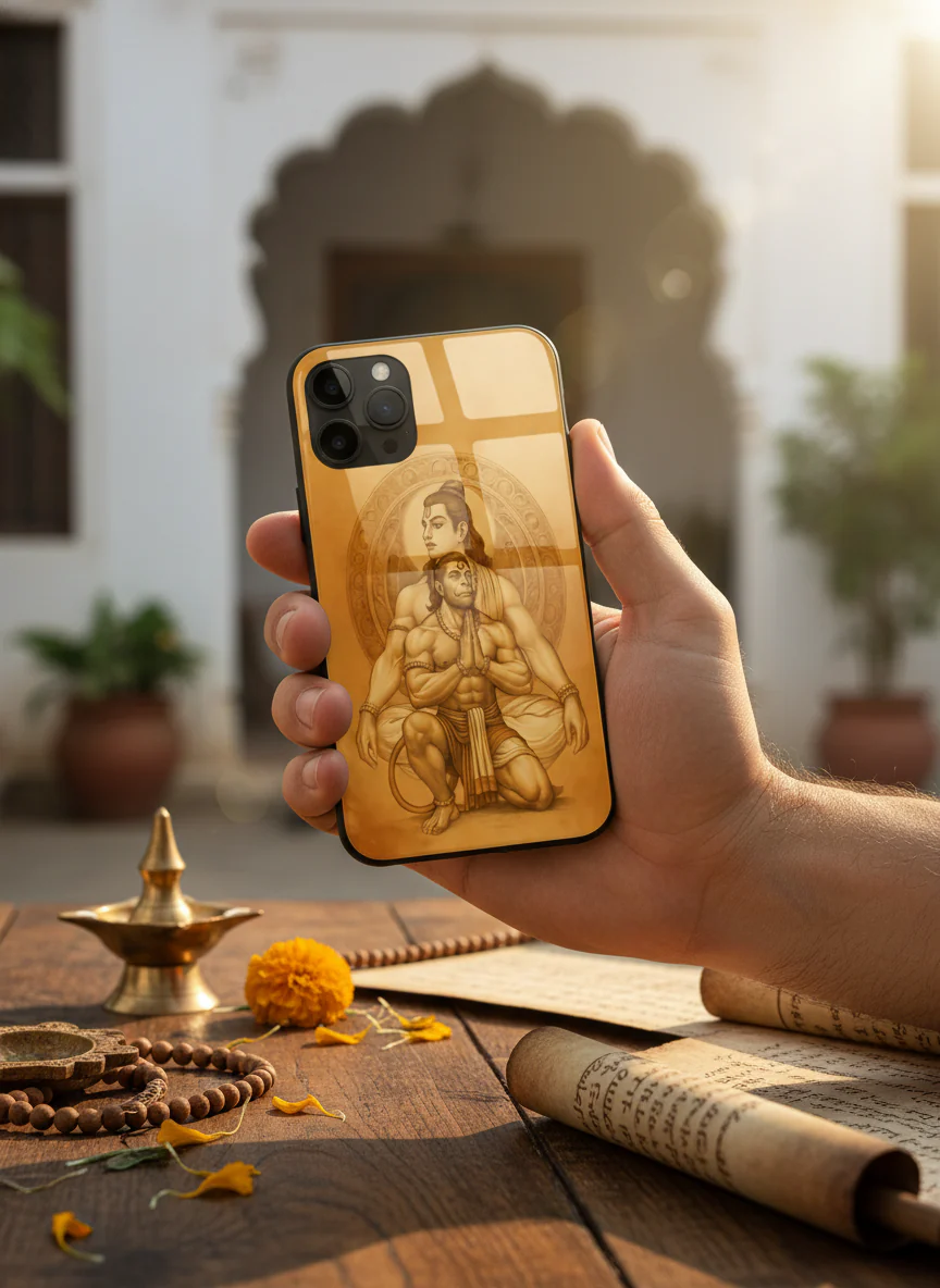 Bhakti Eternal Premium Glass Back Cover For iPhone 11-17 Models - Image 13