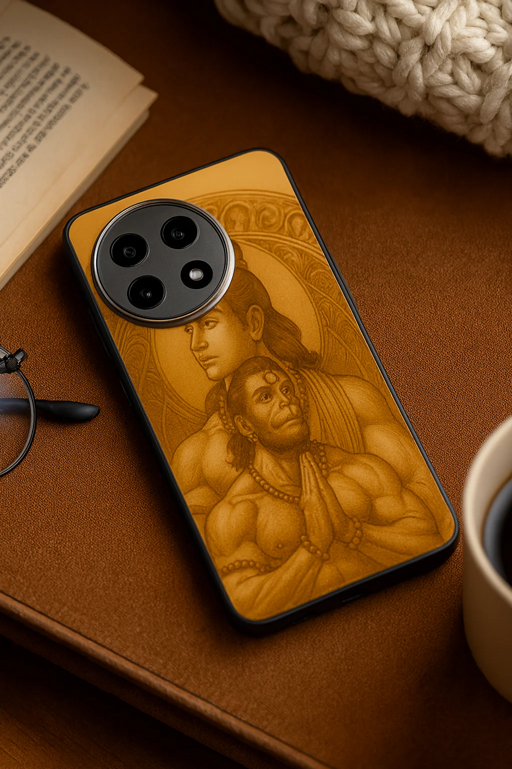Bhakti Eternal Premium Glass Back Cover For One Plus 13, 12, 11, 10, Nord Series - Image 8