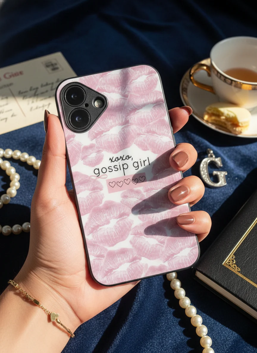 GOSSIP GIRL Blair’s Secret Premium Glass Back Cover For iPhone 11-17 Models - Image 4