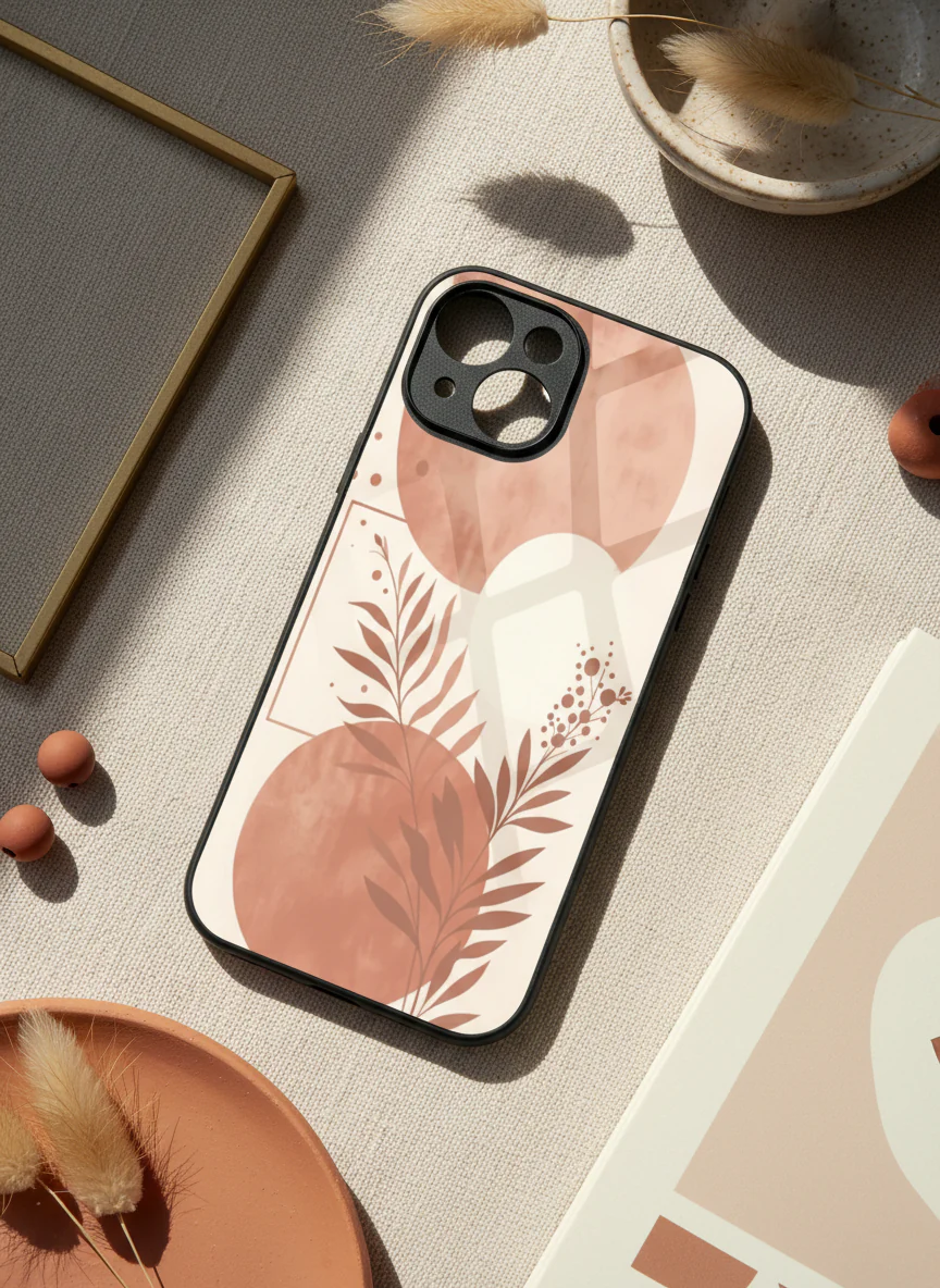 Blush Harmon Premium Glass Back Cover For iPhone 11-17 Models - Image 4