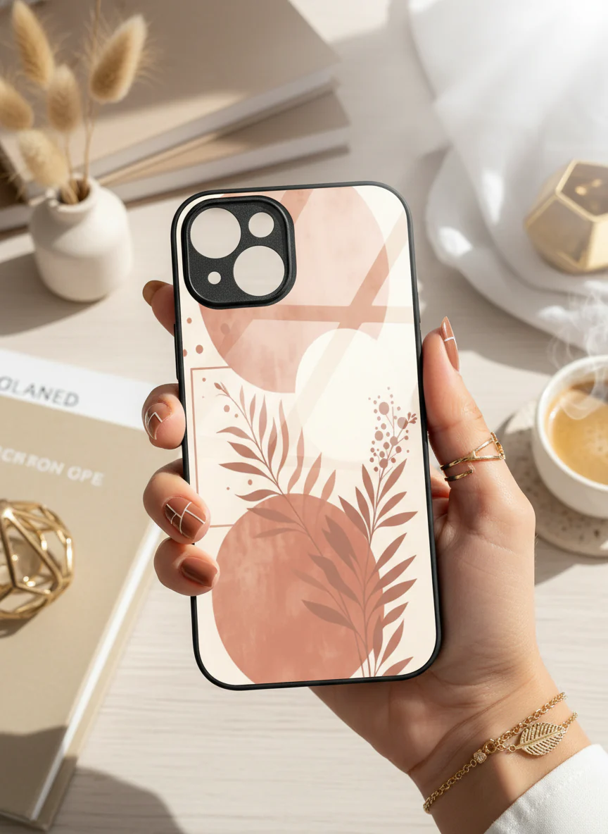 Blush Harmon Premium Glass Back Cover For iPhone 11-17 Models - Image 8