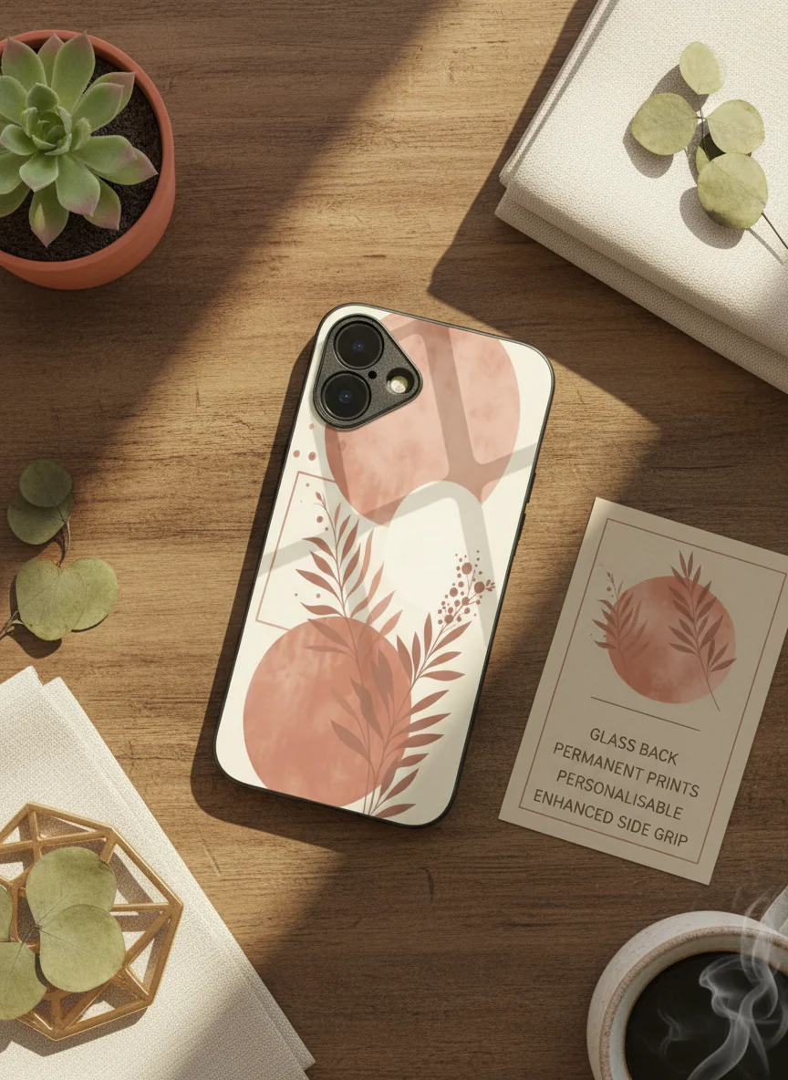 Blush Harmon Premium Glass Back Cover For iPhone 11-17 Models - Image 9