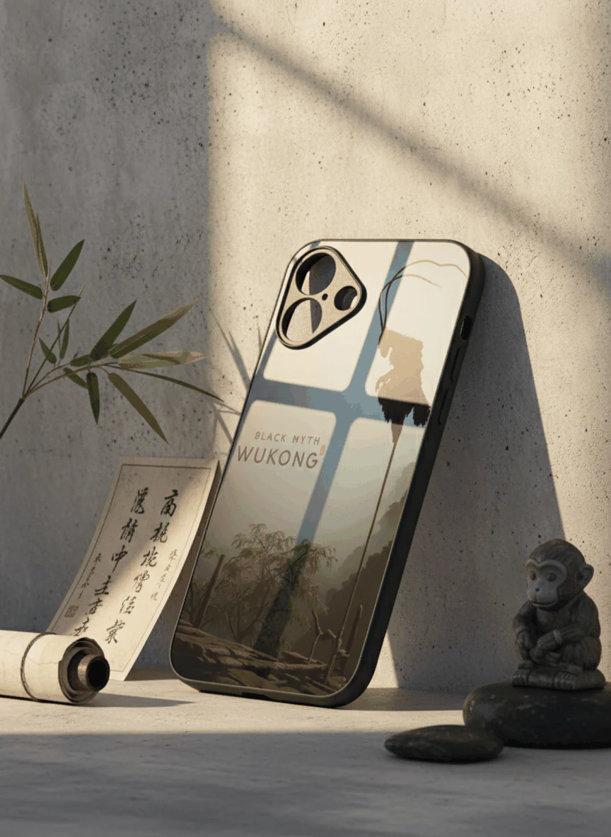 BMW -Black Myth Wukong Premium Glass Back Cover iPhone 11-17 Models - Image 6
