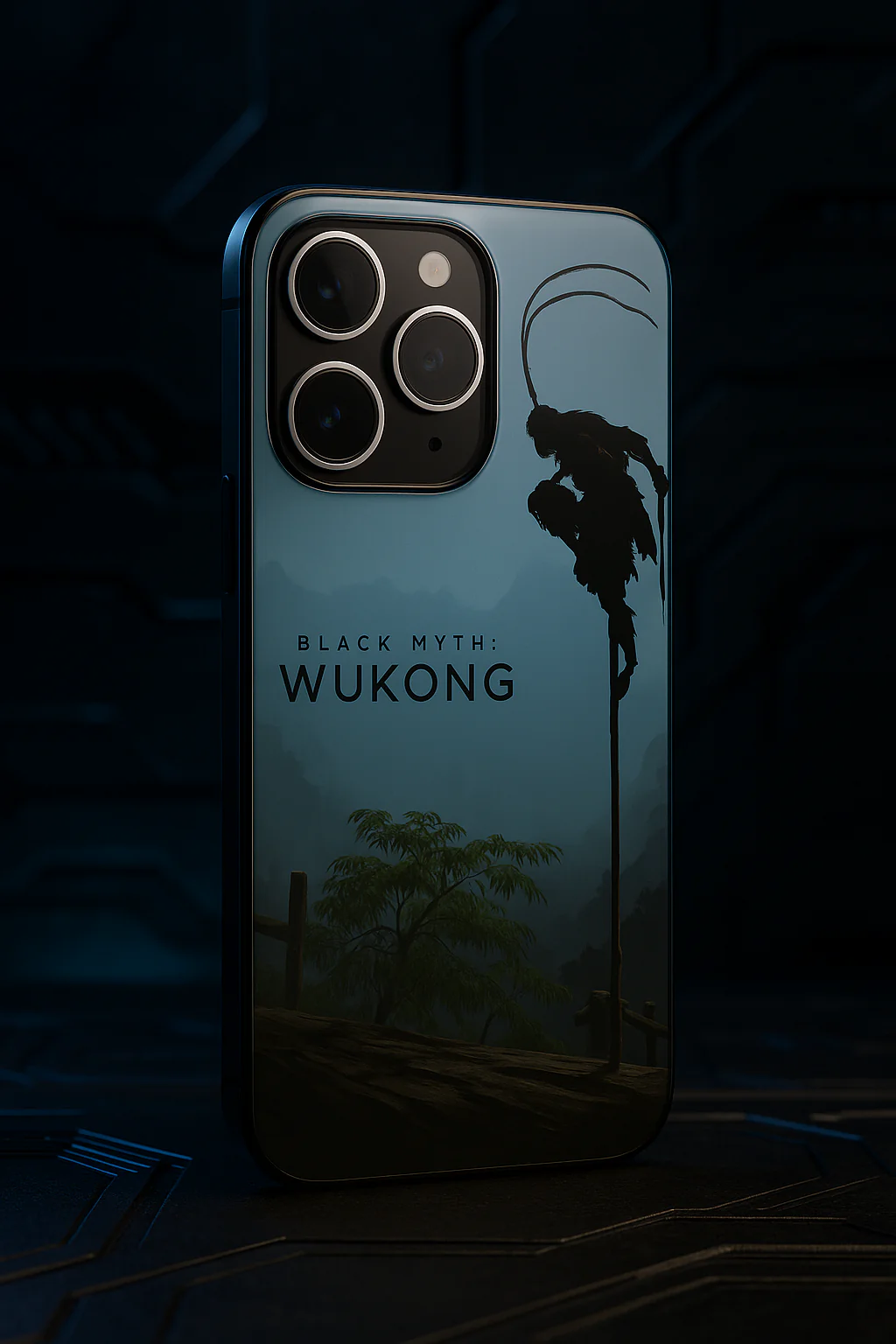 BMW -Black Myth Wukong Premium Glass Back Cover iPhone 11-17 Models - Image 7