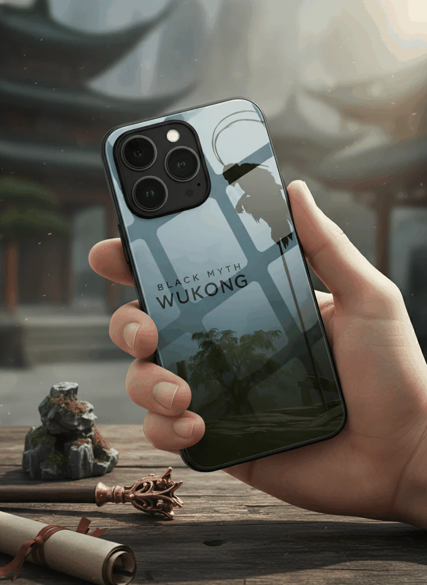 BMW -Black Myth Wukong Premium Glass Back Cover iPhone 11-17 Models - Image 8