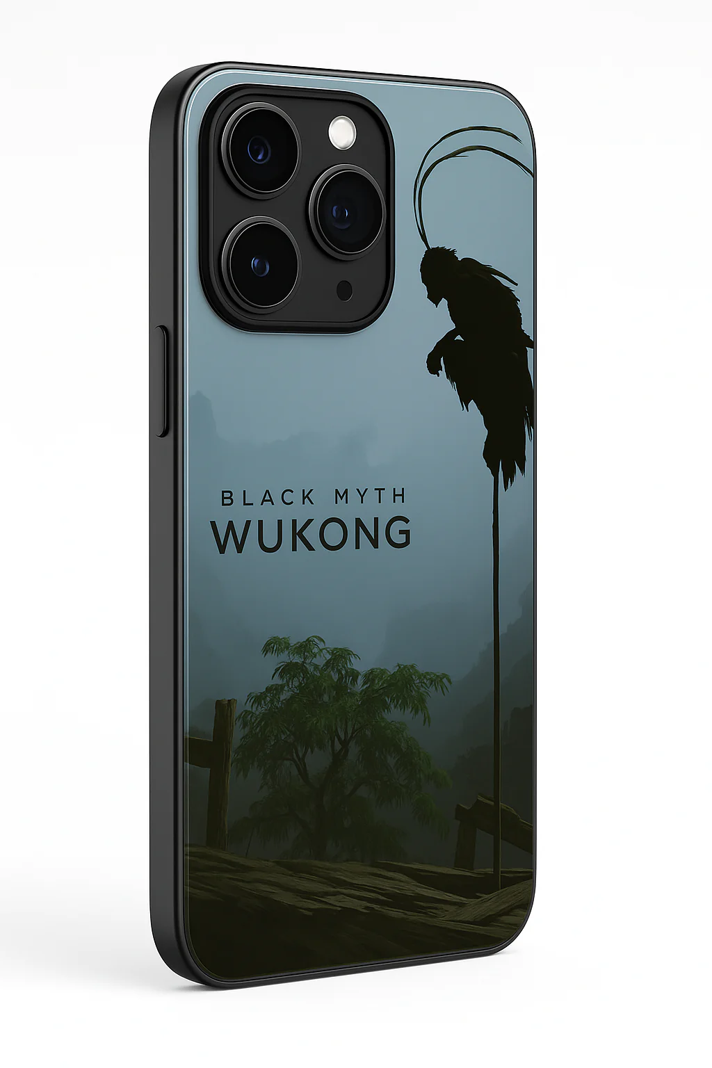 BMW -Black Myth Wukong Premium Glass Back Cover iPhone 11-17 Models - Image 9