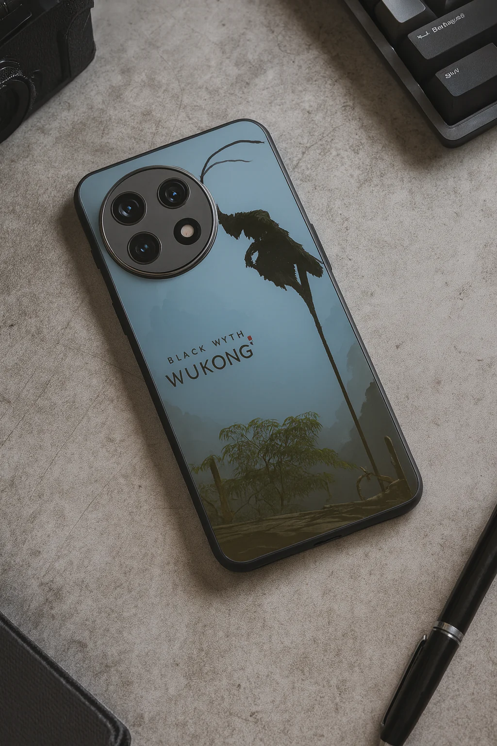 BMW-Black Myth Wukong Premium Glass Back Cover For One Plus 13, 12, 11, 10, Nord Series - Image 8