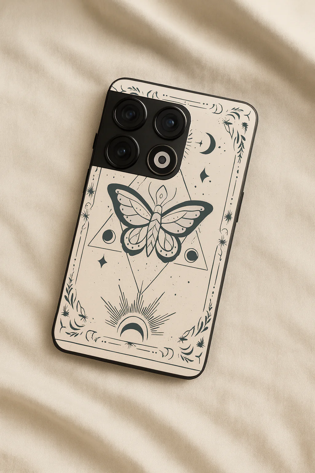 Boho Butterfly Glass Back Cover For One Plus 13, 12, 11, 10, Nord Series - Image 5