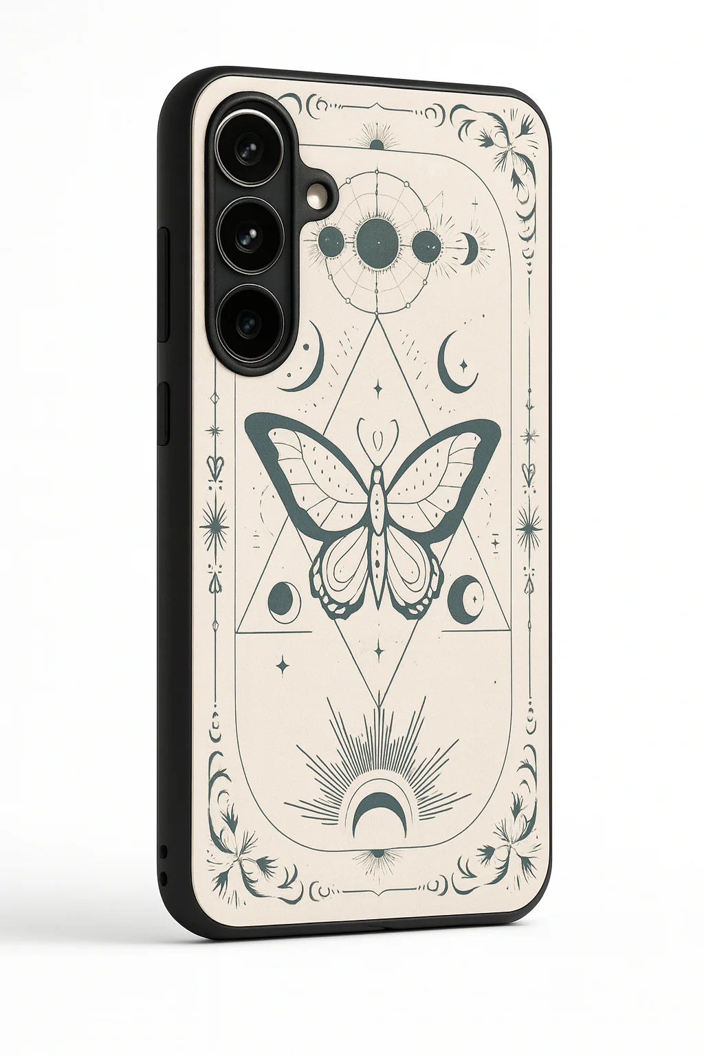 Boho Butterfly Premium Glass Back Cover For Galaxy S, A, M & F Series - Image 6