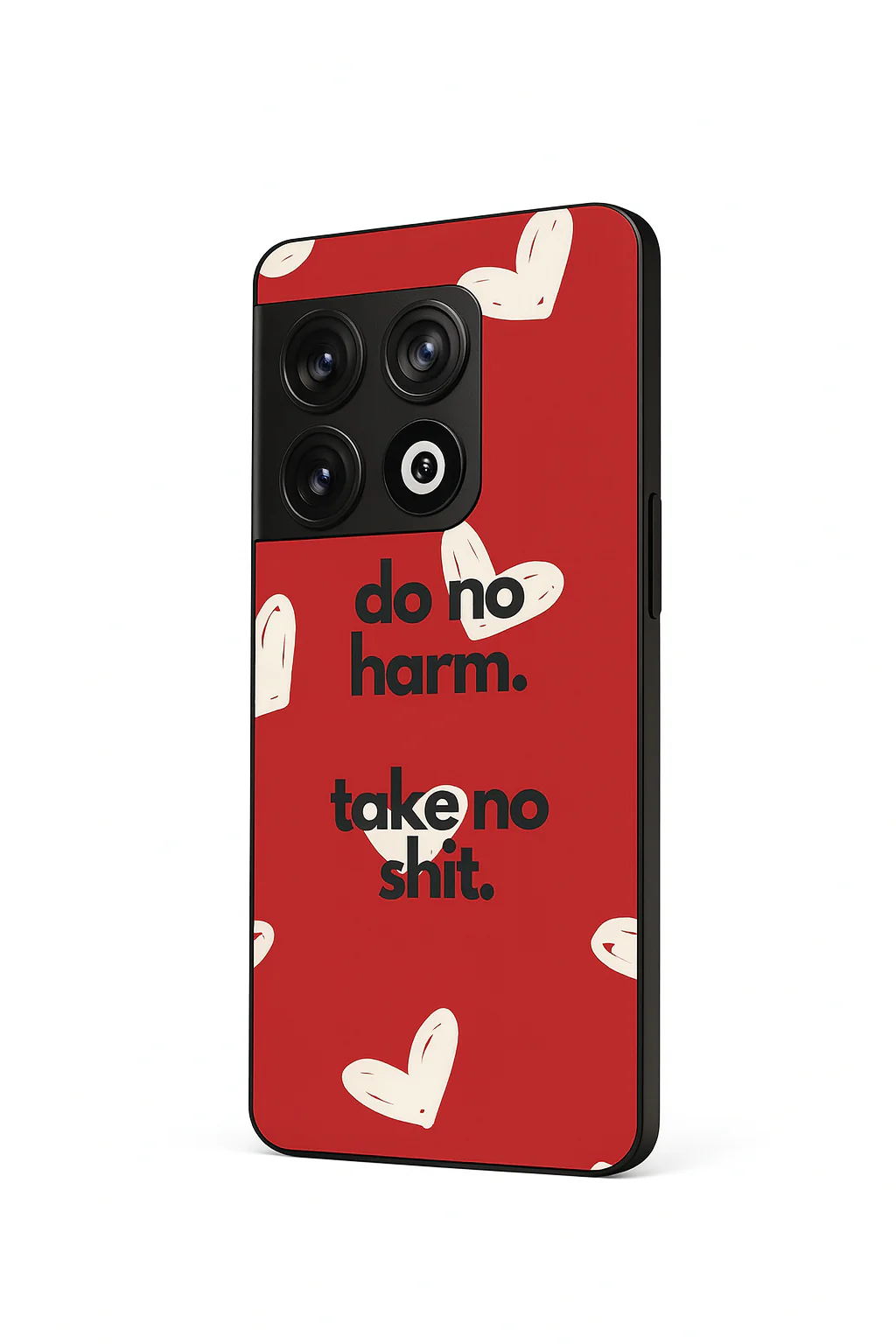 Bold Heart Premium Glass Back Cover For One Plus 13, 12, 11, 10, Nord Series - Image 6