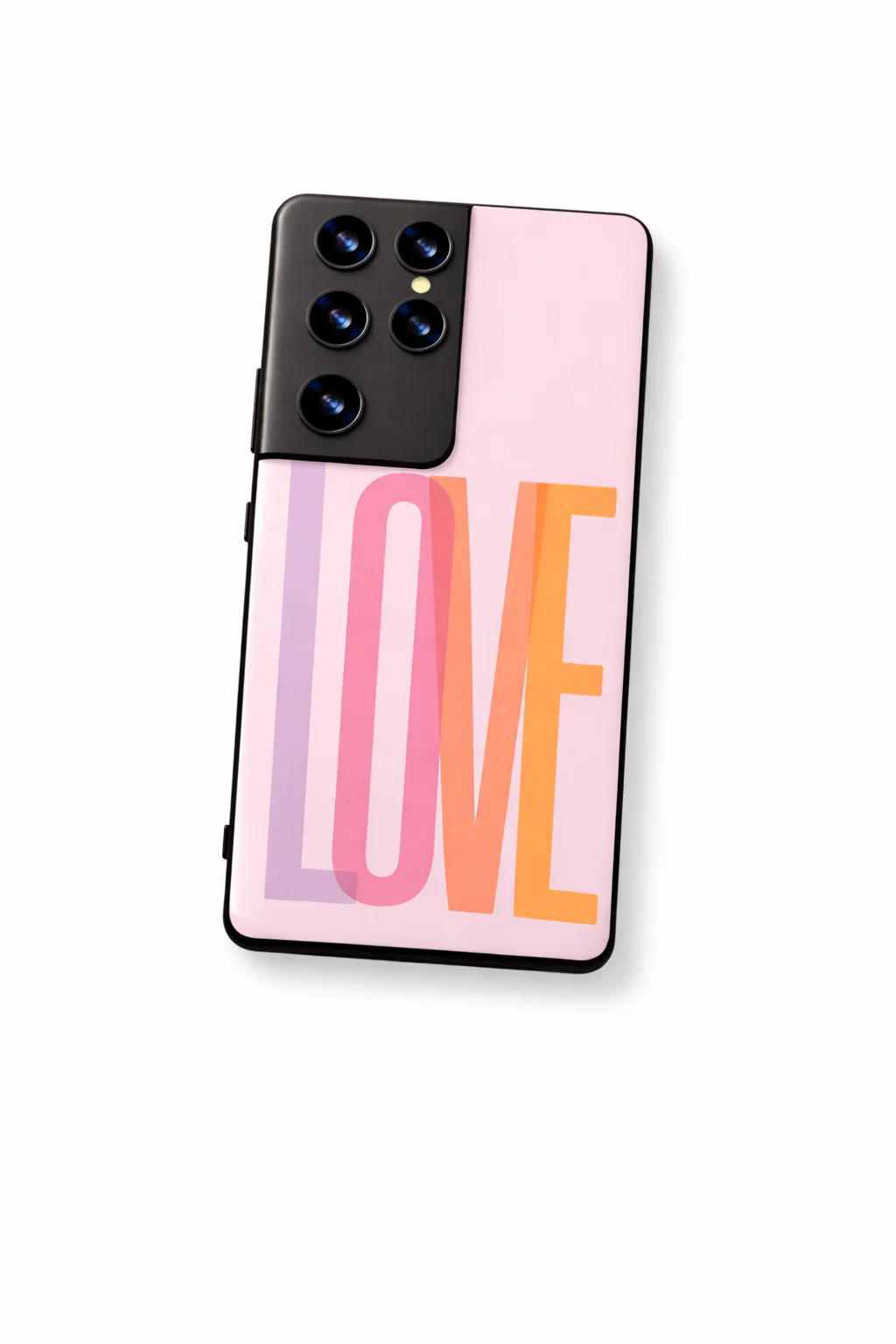 Bold Love Premium Glass Back Cover For Galaxy S, A, M & F Series - Image 3
