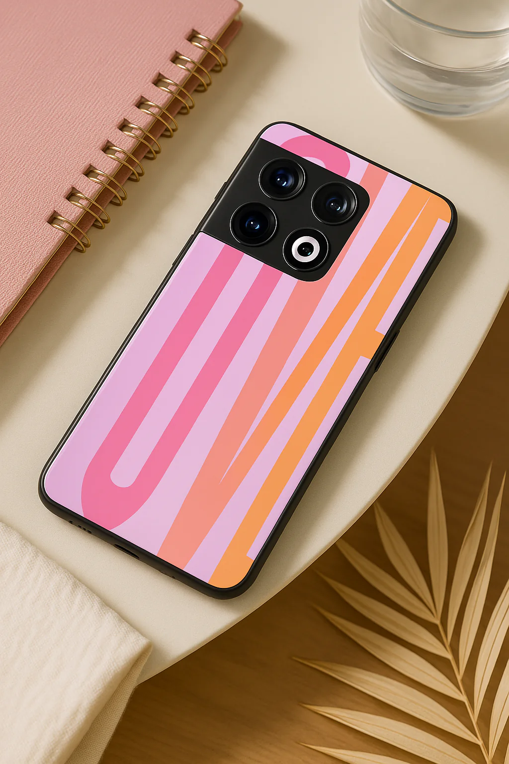 Bold Love Premium Glass Back Cover For One Plus 13, 12, 11, 10, Nord Series - Image 2