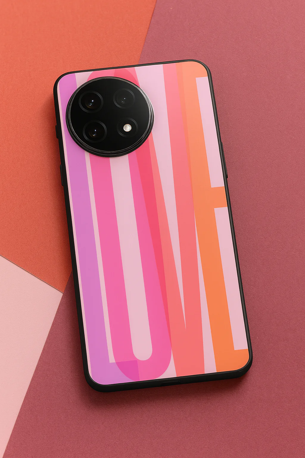 Bold Love Premium Glass Back Cover For One Plus 13, 12, 11, 10, Nord Series - Image 3