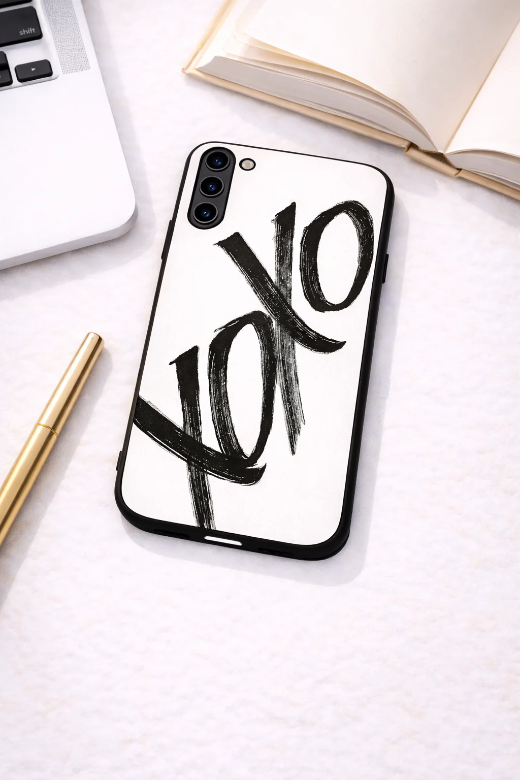 Bold XOXO Premium Glass Back Cover For Galaxy S, A, M & F Series - Image 11
