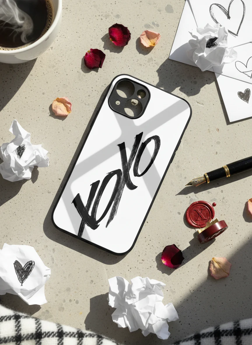 Bold XOXO Premium Glass Back Cover For iPhone 11-17 Models - Image 11