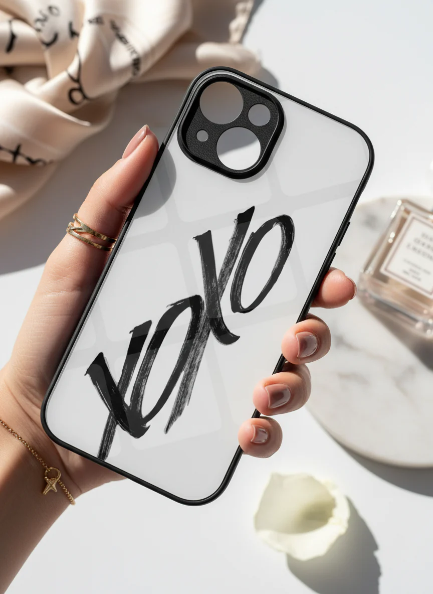 Bold XOXO Premium Glass Back Cover For iPhone 11-17 Models - Image 13