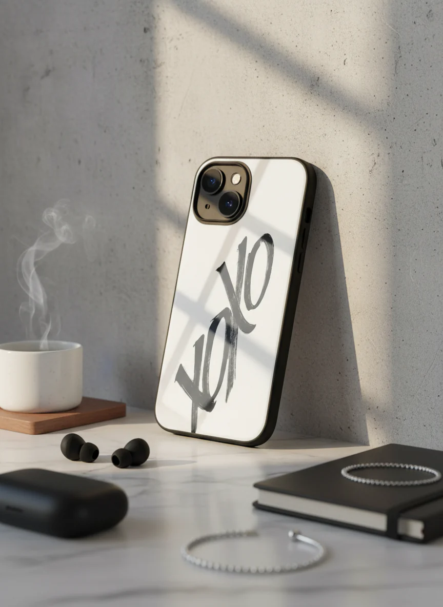 Bold XOXO Premium Glass Back Cover For iPhone 11-17 Models - Image 3