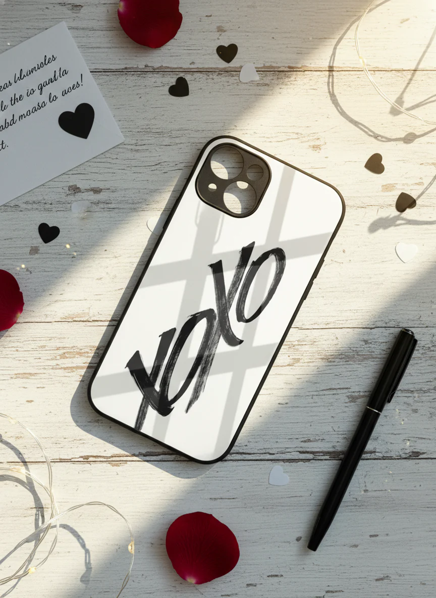 Bold XOXO Premium Glass Back Cover For iPhone 11-17 Models - Image 5