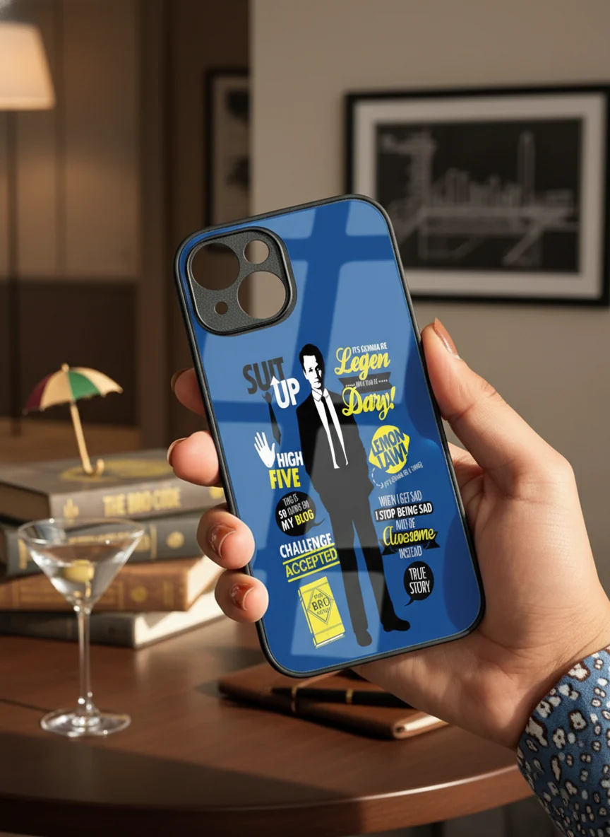 HIMYM Bro Code Case Premium Glass Back Cover For iPhone 11-17 Models - Image 13