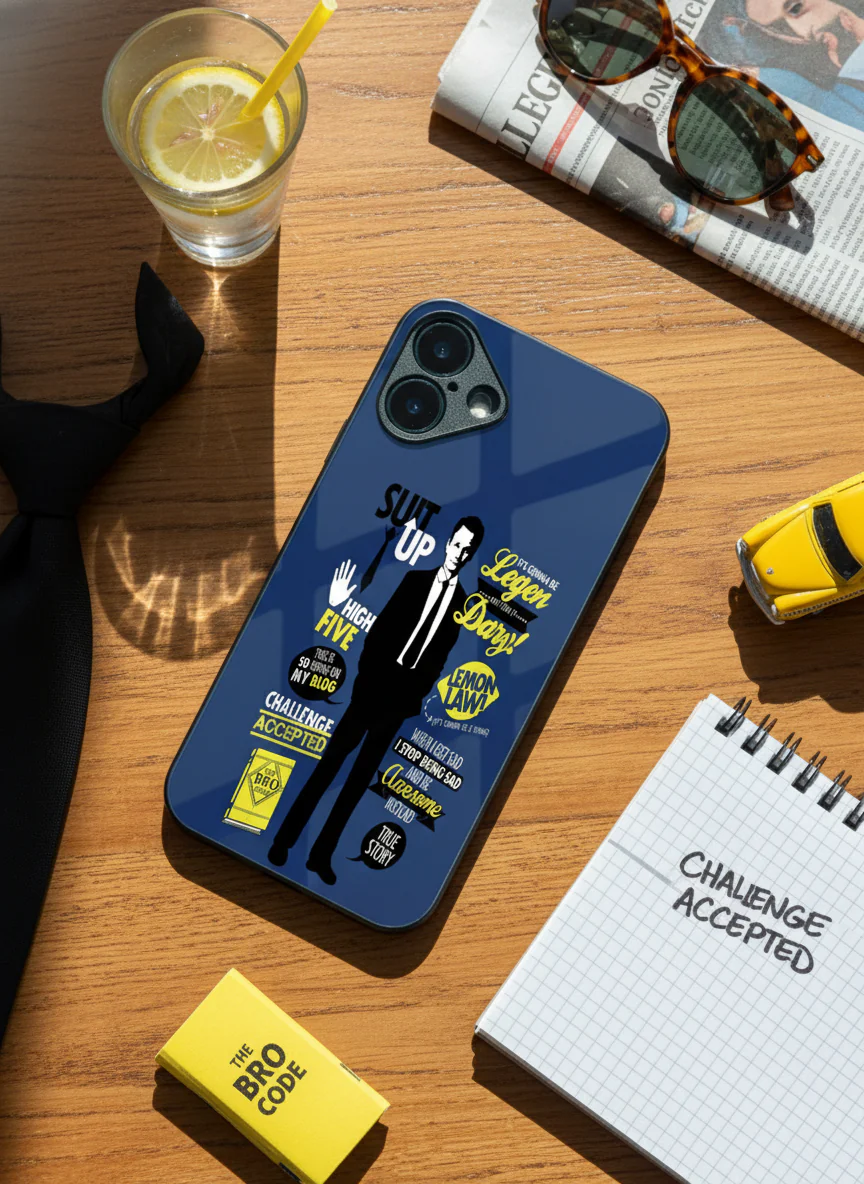 HIMYM Bro Code Case Premium Glass Back Cover For iPhone 11-17 Models - Image 14