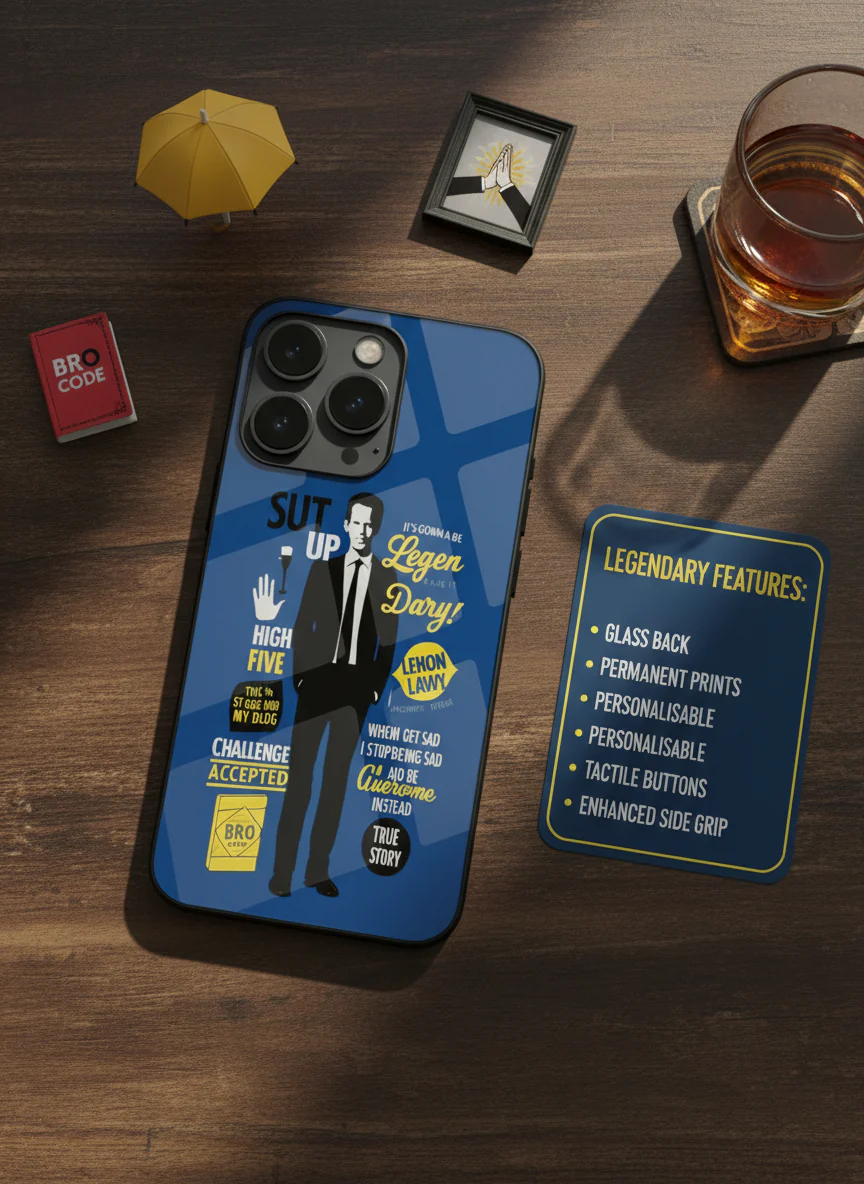 HIMYM Bro Code Case Premium Glass Back Cover For iPhone 11-17 Models - Image 17