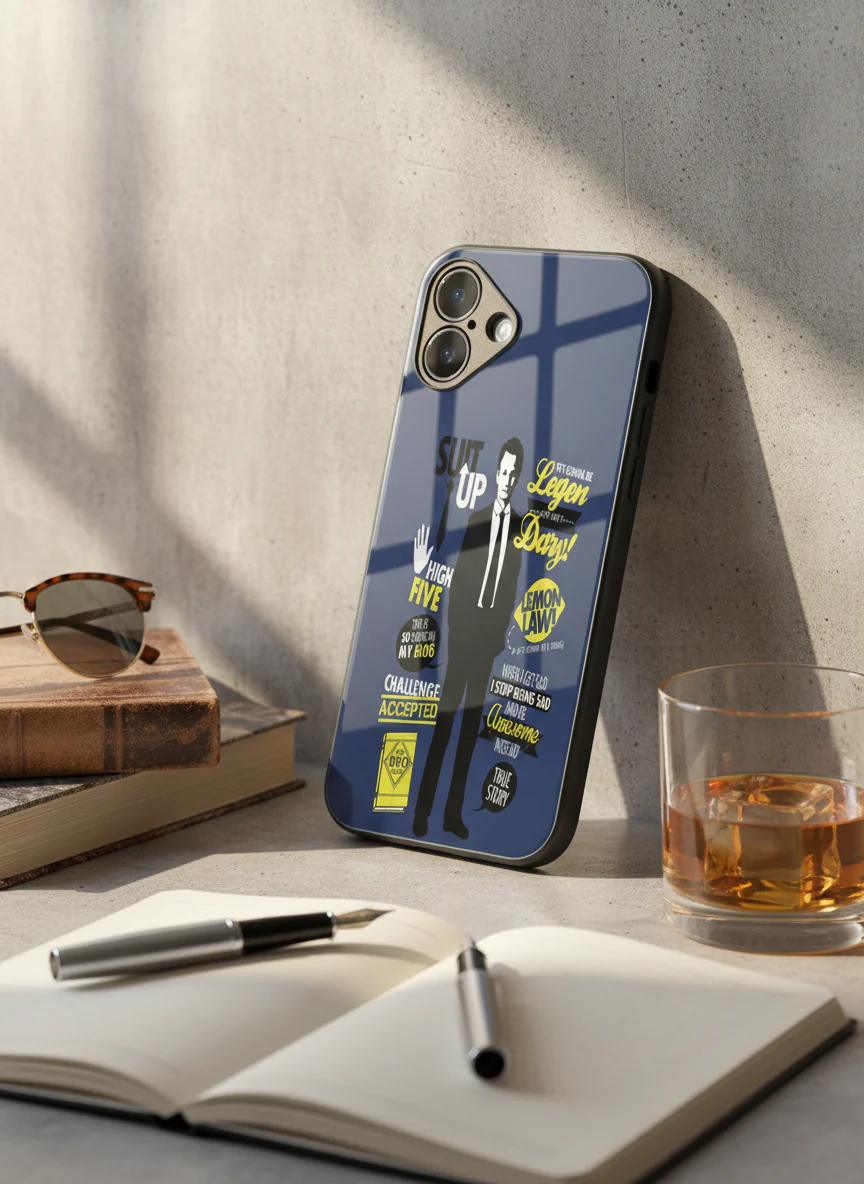 HIMYM Bro Code Case Premium Glass Back Cover For iPhone 11-17 Models - Image 3
