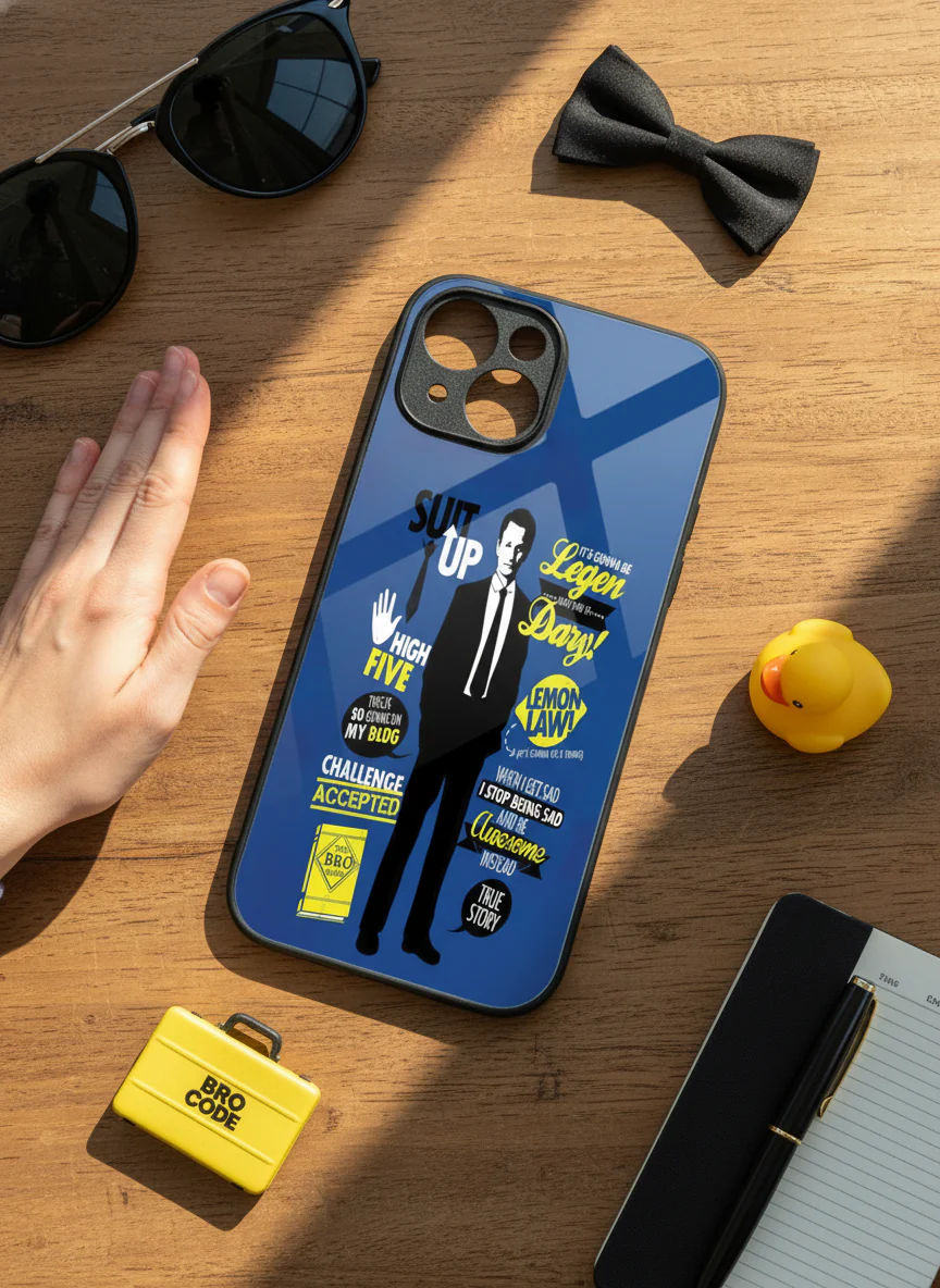 HIMYM Bro Code Case Premium Glass Back Cover For iPhone 11-17 Models - Image 4